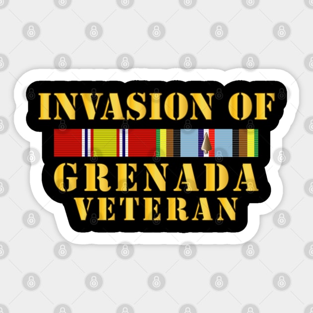 Grenada Invasion Veteran w  EXP SVC Sticker by twix123844